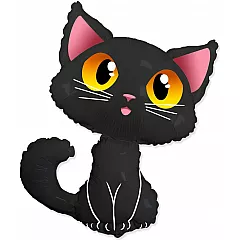 Шар Фигура Котенок Черный