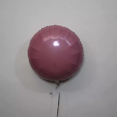 Шар круг 18 пастель Розовое