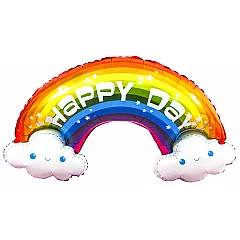 Шар Фигура Радуга в облаках Happy Day